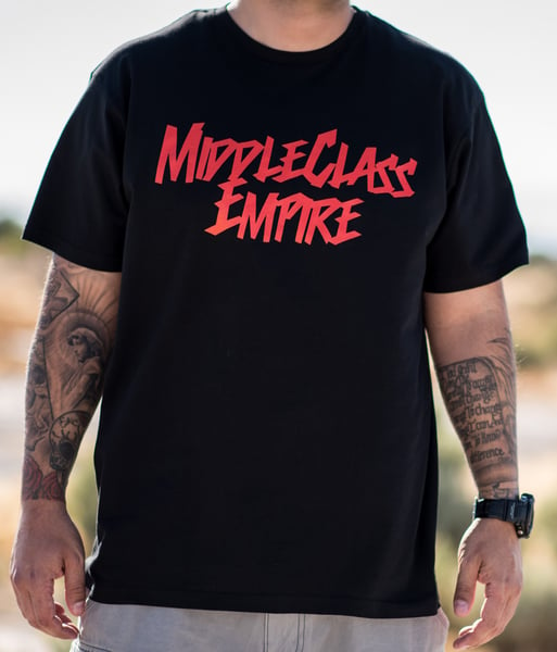 Image of Signature Tee - Black/Red