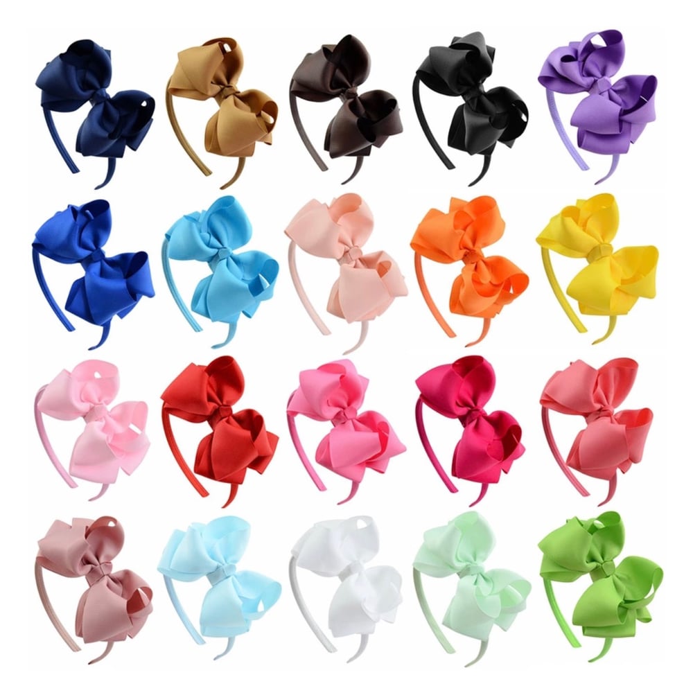 Image of 🎀 BELLE BOWTIQUE HEADBAND BOWS MEDIUM set of 20 🎀