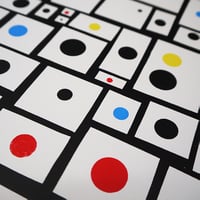 Image 3 of 'Spots and Dots' - A3 - 4 colour Screenprint on White cartridge