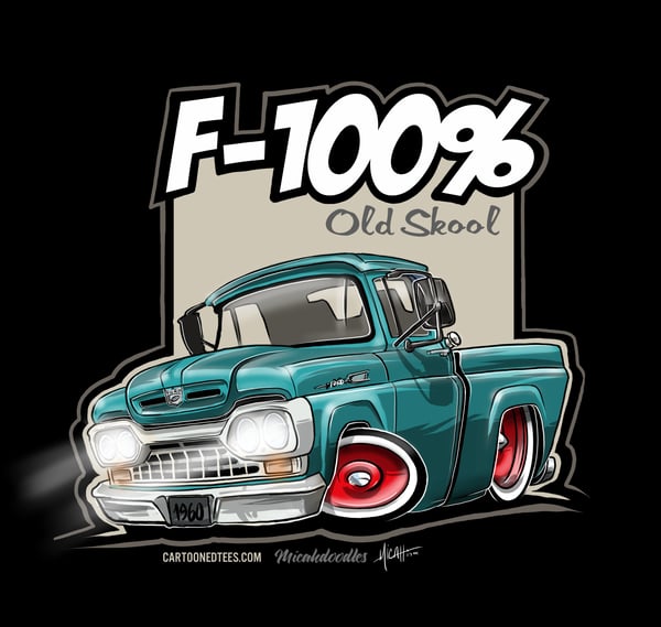 Image of '60 F100% Fleetside Aqua