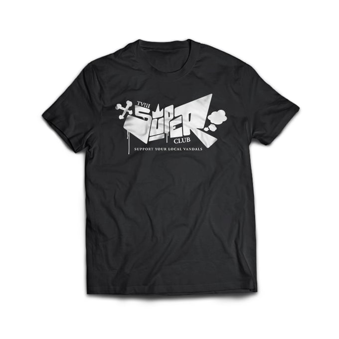 Image of T-SHIRT TV3 BLACK