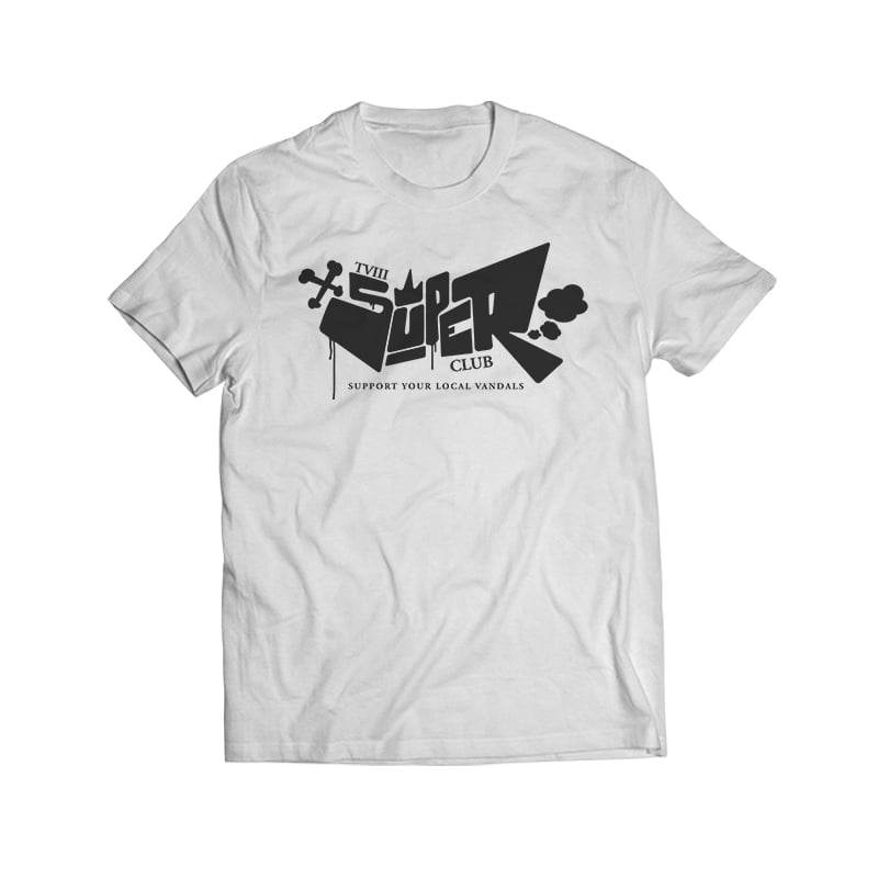 Image of T-SHIRT TV3 WHITE