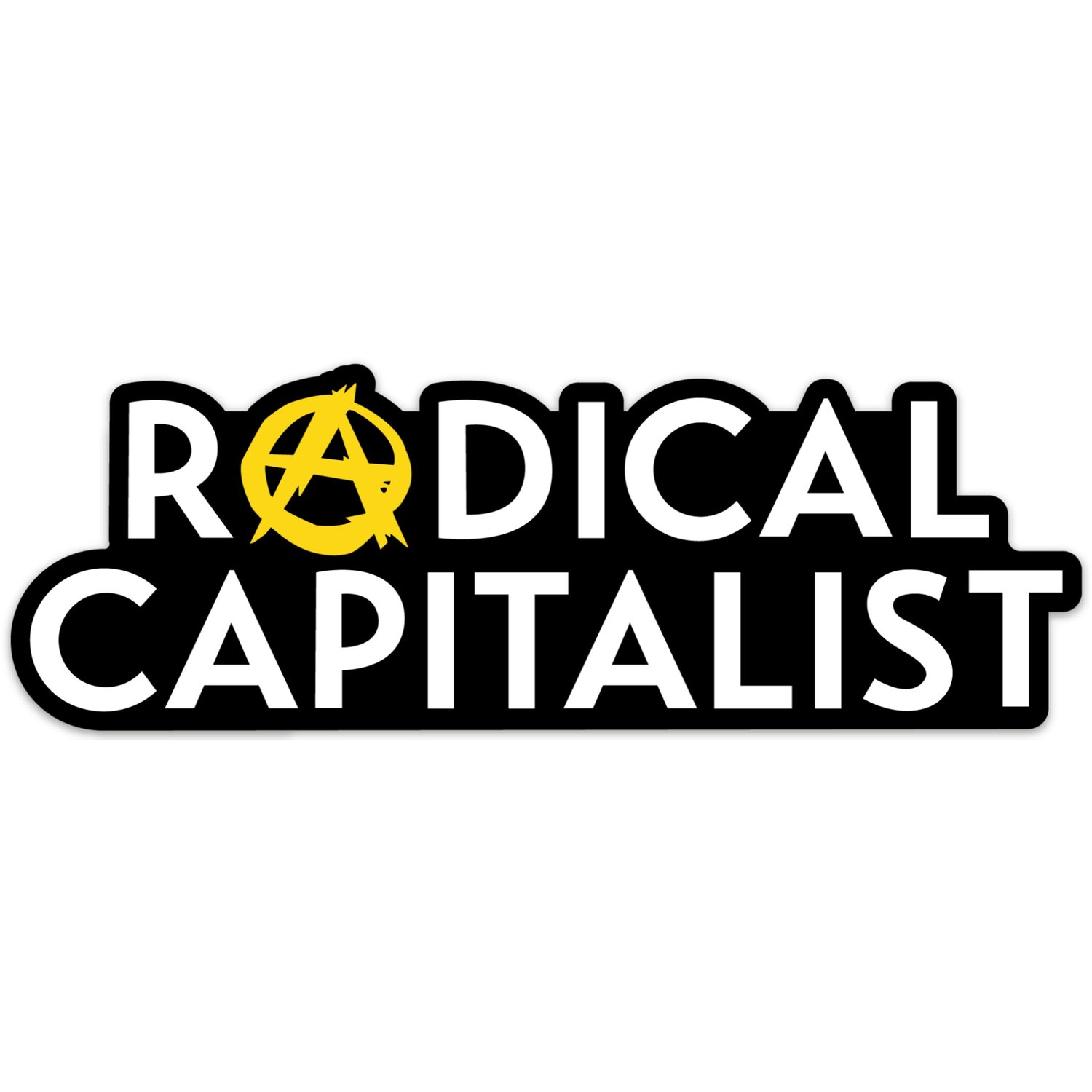 Image of Radical Capitalist Diecut Sticker