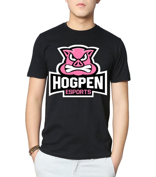 Image of Hog Pen eSports logo t-shirt. 