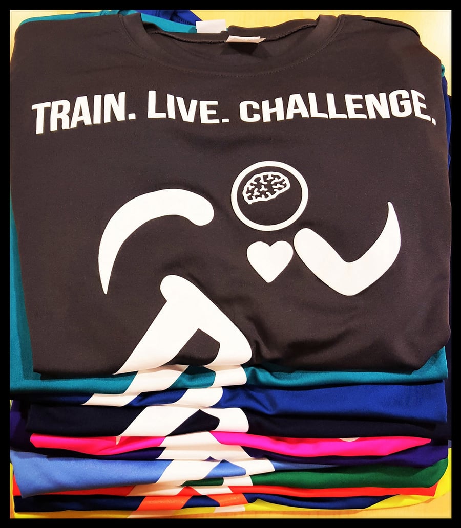 Image of TRAIN.LIVE.CHALLENGE. SHIRTS