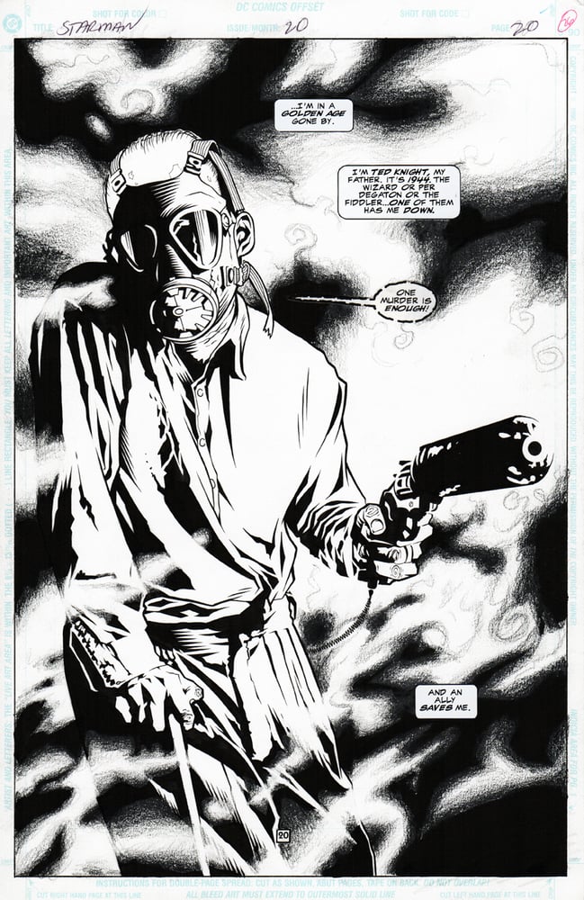 Image of Starman #20, Page 20 Full-Page Splash — "Sand & Stars"