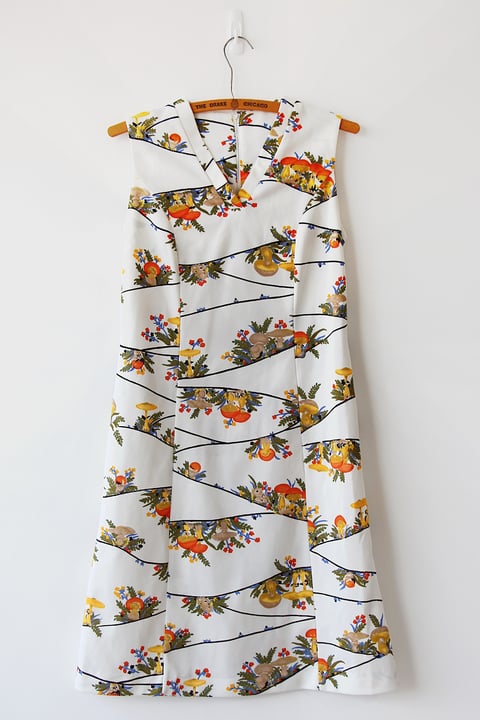 Image of SOLD Enchanted Mushroom Forest Dress