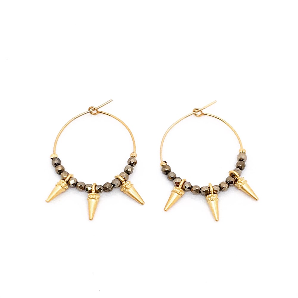 Image of ALICE hoop earrings