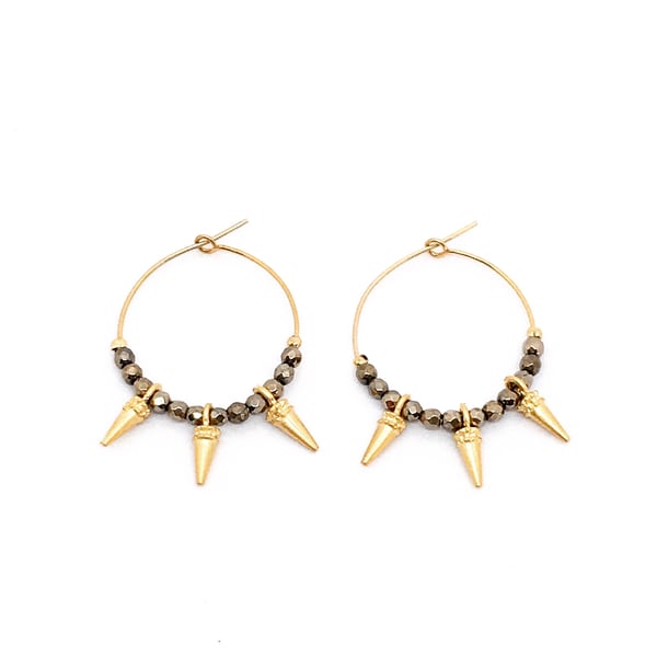 Image of ALICE hoop earrings