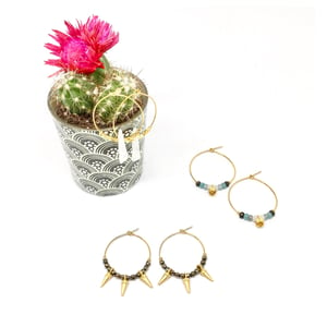 Image of ALICE hoop earrings