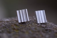 Image 1 of 'Strata' Stud earring in Sterling Silver