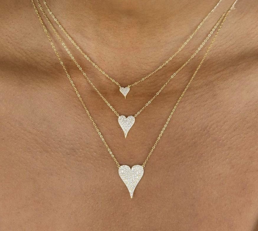 Image of Valentines PRINCESA Gold Glitter heart collection 