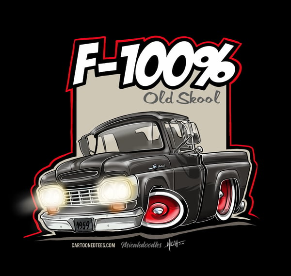 Image of '59 F100% Fleetside Black