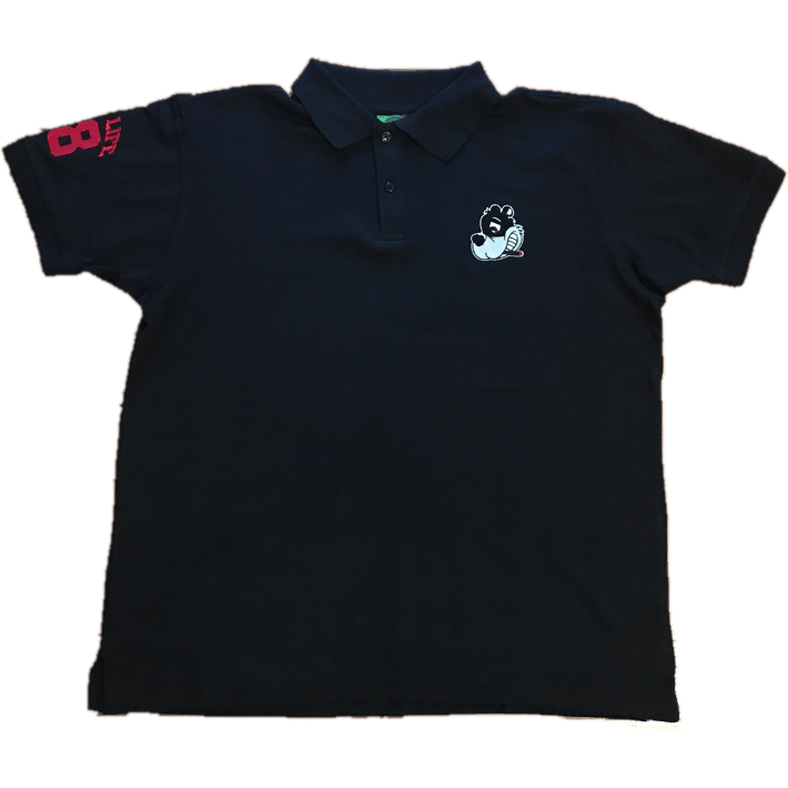 Image of Loudlife Louie Polo (Black/Red)