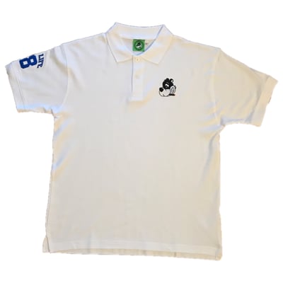 Image of Loudlife Louie Polo (white/royal)