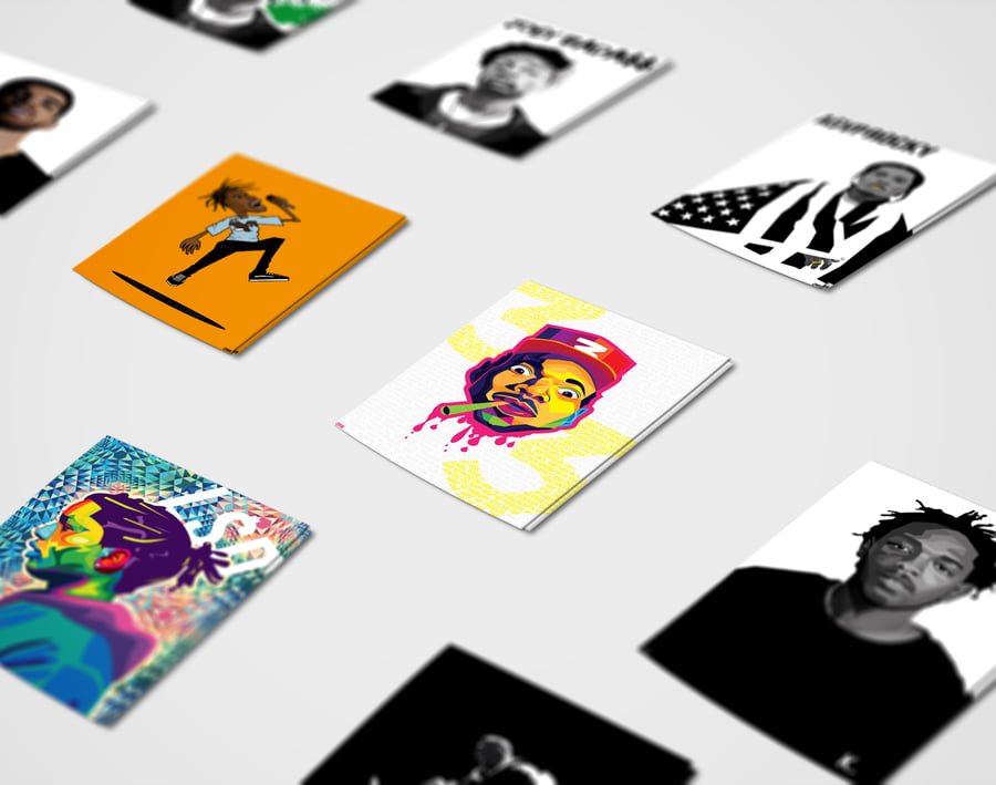 Image of 60mmX90mm Stickers (20 Pack)