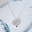 Personalised Love Heart 9ct Necklace