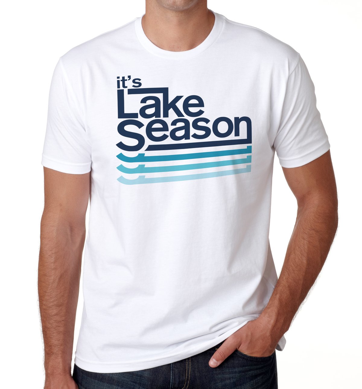 Image of It's Lake Season (Blue) Shirt