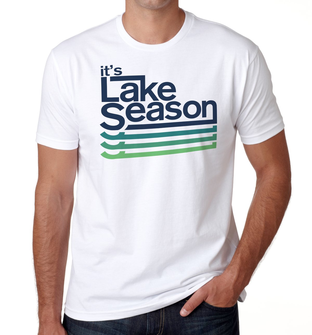 Image of It's Lake Season (Green) Shirt