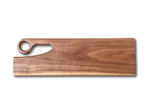 Image of Exotic Artisan Serving Board With Unique Rectangle Shape