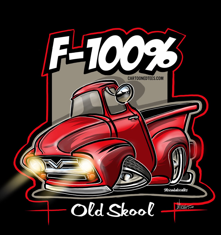 Image of '53 F100% Red
