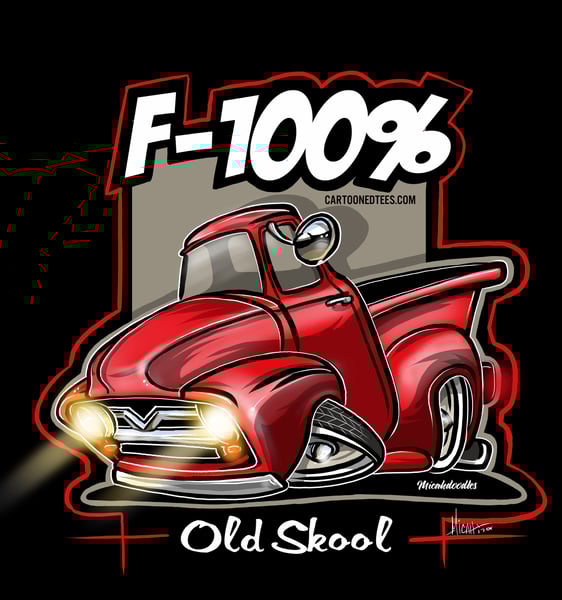 Image of '53 F100% Red