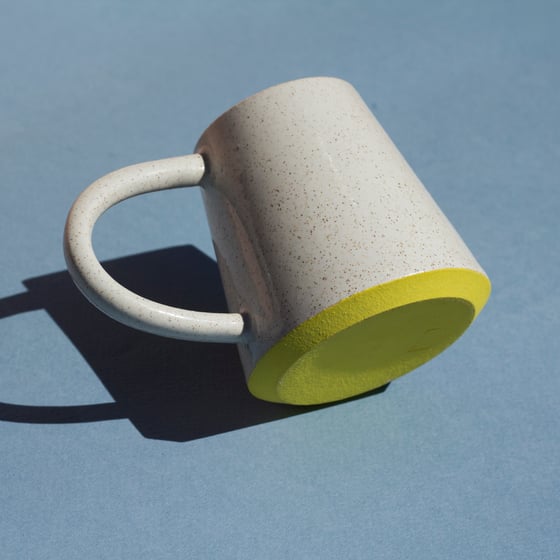 Image of Yellow Slant Mug