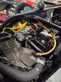 Image 9 of  Brass Finned Carb Tops Honda Shadow