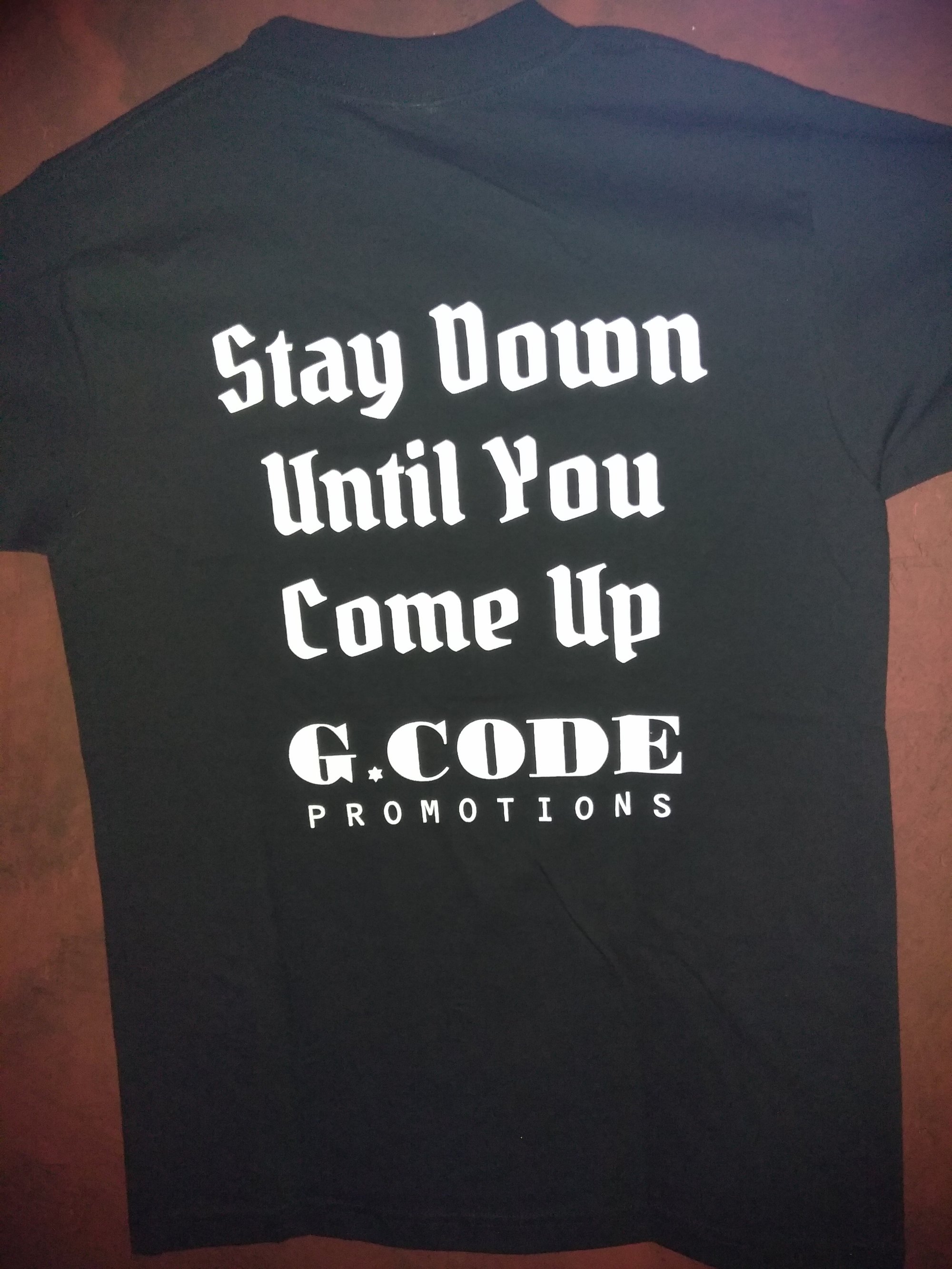 G Code Promotions Black Shirt The Medellin Team