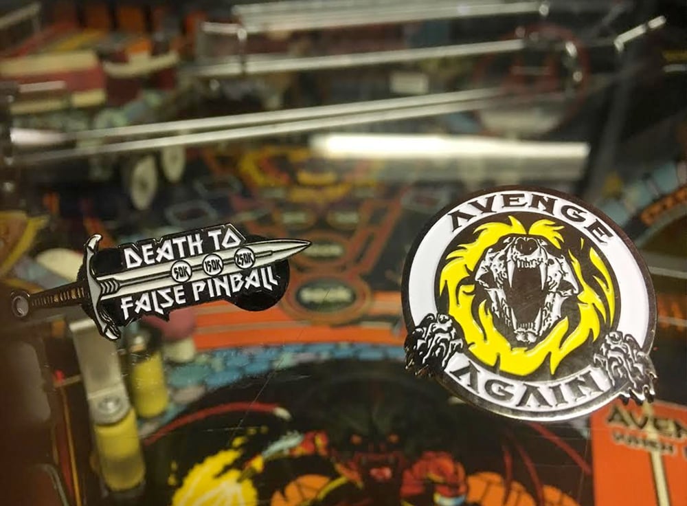 Image of Death To False Pinball Pin