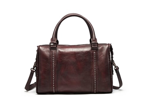 Image of Handmade Full Grain Leather Messenger Bag, Designer Handbag F73