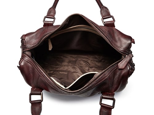 Image of Handmade Full Grain Leather Messenger Bag, Designer Handbag F73