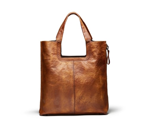 Image of Handmade Full Grain Leather Tote Bag, Women Handbag, Designer Handbag F66