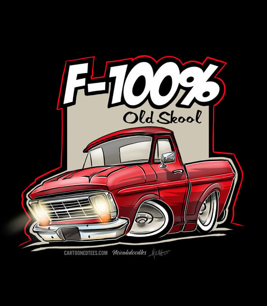 Image of '68 F100% Red