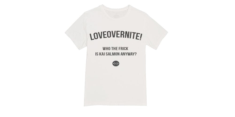 Image of Loveovernite! White "Who The Frick" Tee