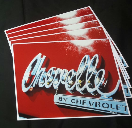 Image of 1970 Chevelle Emblem print