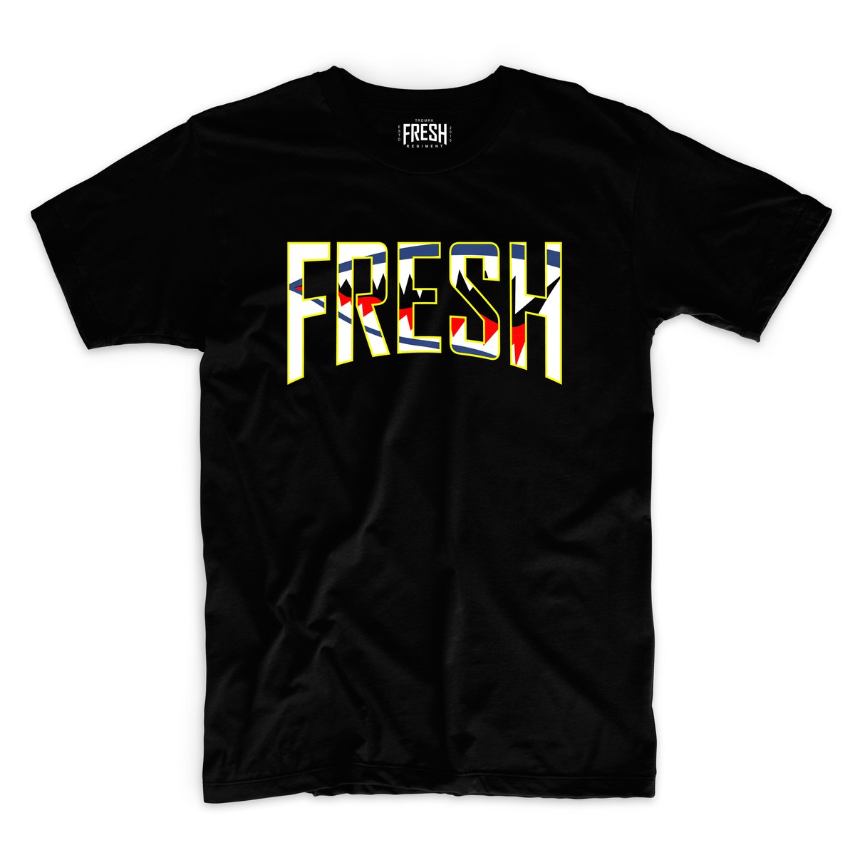 Image of Black "TIGER FRESH" T-shirt