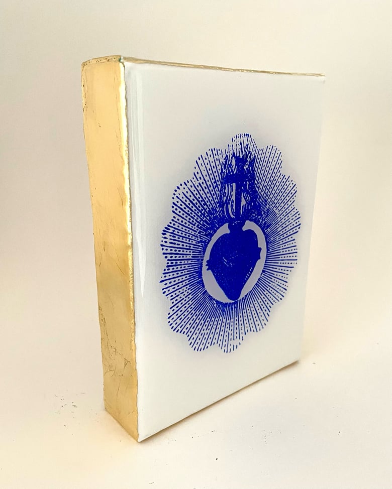 Image of Sacred Heart Blue/White (Large)