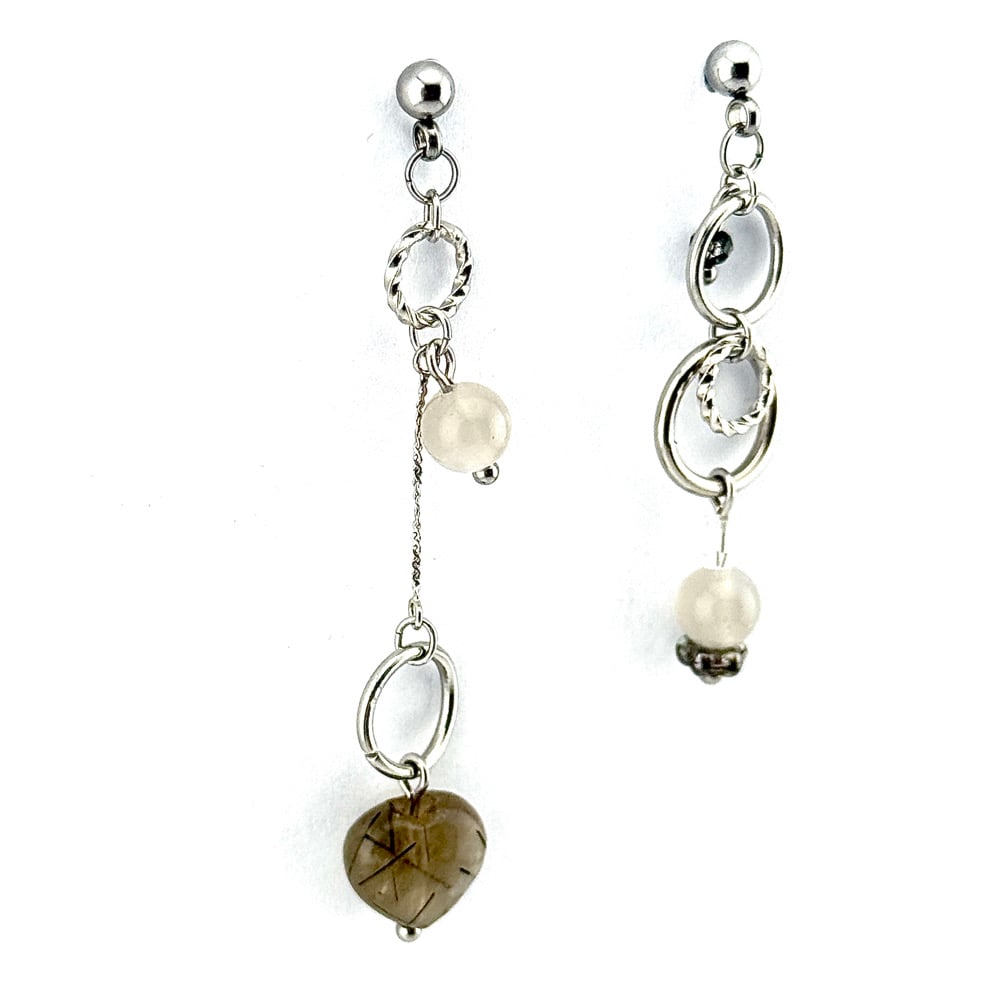 Image of Ghost Heart Earrings