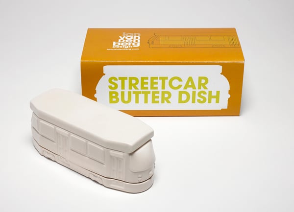 Image of Streetcar Butter Dish