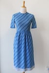 Image of SOLD Blue Candy Cane Dress