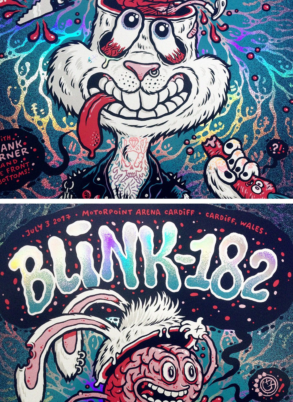 Blink-182 | Michael Hacker - gig posters, art prints & comics