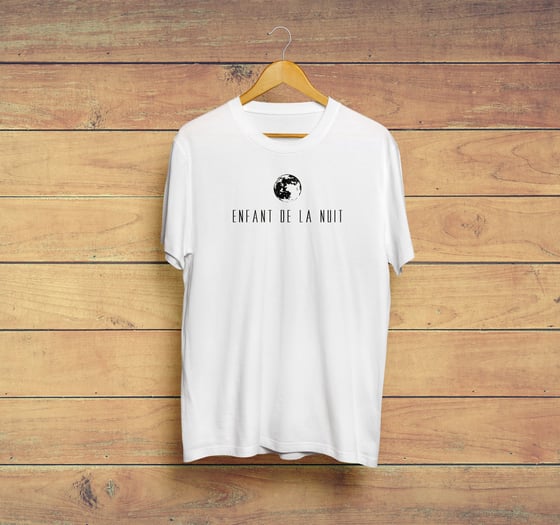 Image of Tee-shirt wht "Enfant de la nuit"
