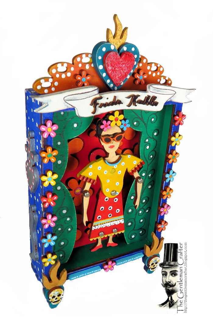 Image of Frida Kahlo Puppet Vignette Kit