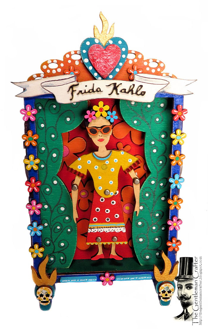 Image of Frida Kahlo Puppet Vignette Kit