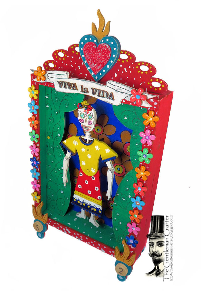 Image of Sugar Skull Puppet Vignette Kit