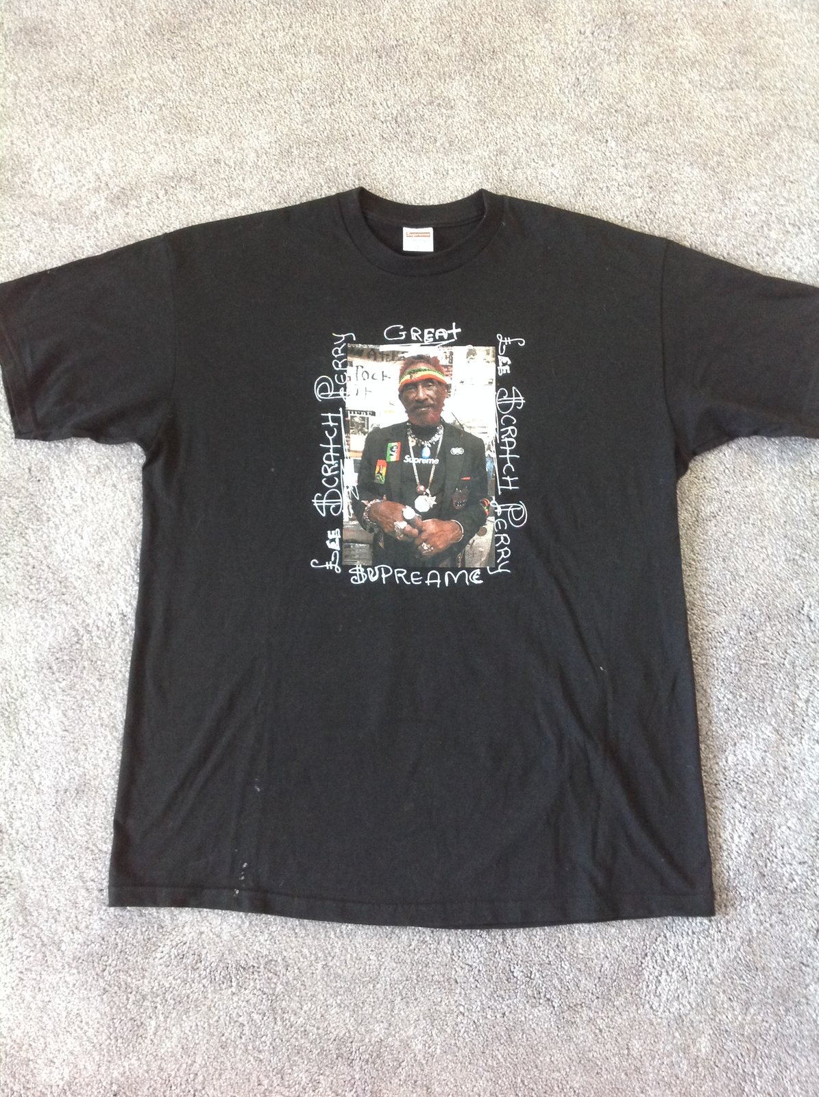 supreme lee scratch perry tee