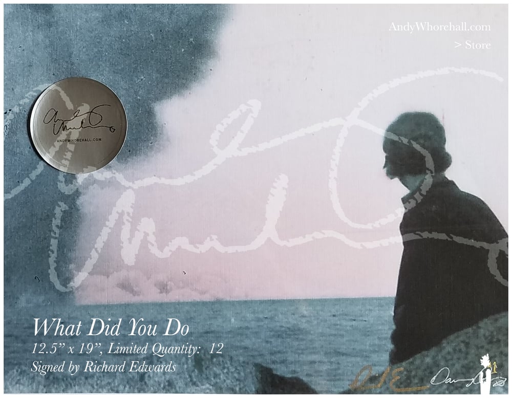 What Did You Do — Signed by Richard Edwards — Ltd. Qty (12)