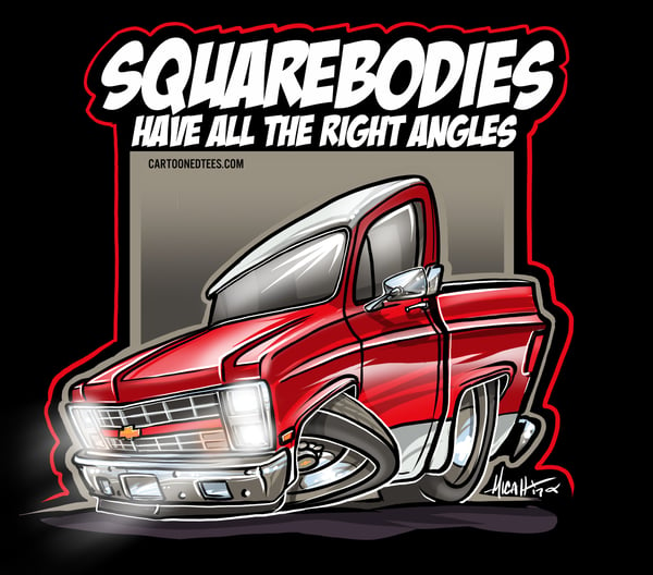 Image of 85 Squarebody Red
