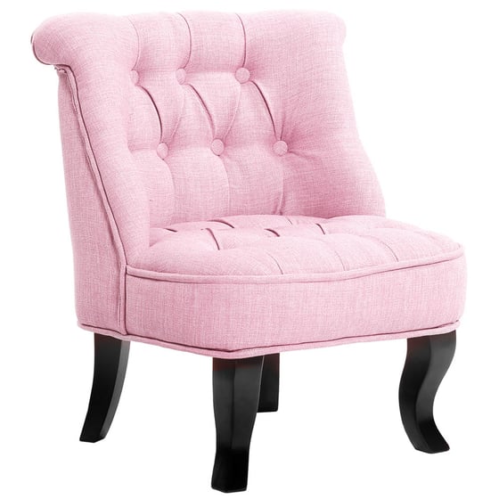 Image of Children's French Provincial Occasional Chair in Pastel Pink